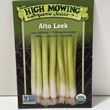 Organic Alto Leek Open Pollinated Seeds